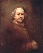 Self-Portrait at the Age of 63,1669 Rembrandt